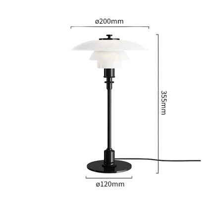 PH 3/2 Table Lamp Replica — Mid-Century Danish Elegance for the Bedroom