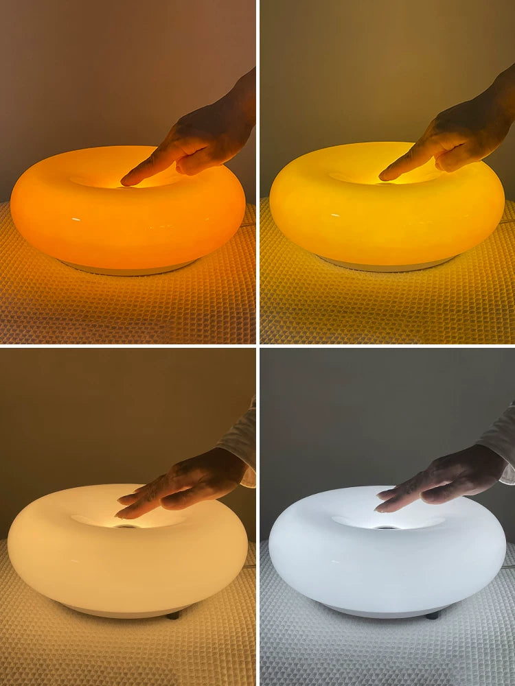 Orange Donut Wall Lamp — A Mid-Century Bauhaus Ambient Light