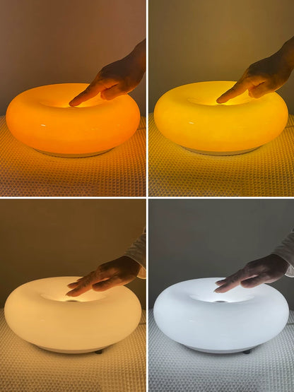 Orange Donut Wall Lamp — A Mid-Century Bauhaus Ambient Light