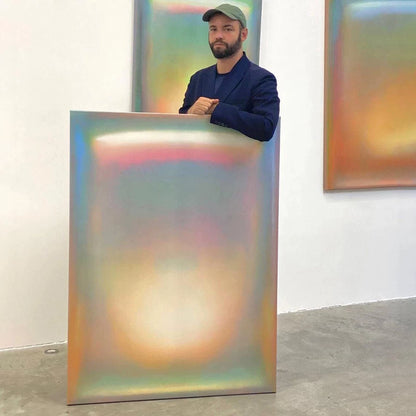 Abstract Dopamine Gradient Wall Art — A Fusion of Vibrant Color and Subtle Luxury