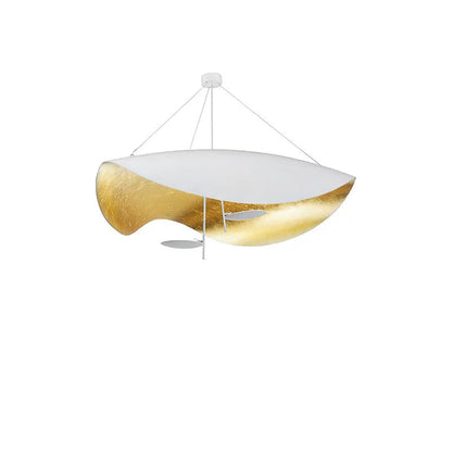 Catellani Smith Gold Leaf Pendant Replica – Modern Minimalist Luxury Lighting