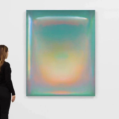 Abstract Dopamine Gradient Wall Art — A Fusion of Vibrant Color and Subtle Luxury