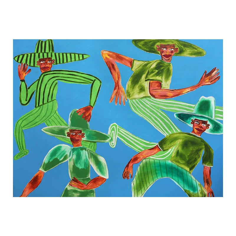 Bauhaus-Style Mid-Century Wall Art – A Sophisticated & Vibrant Statement for Modern Living
