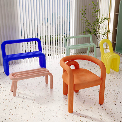 Creative Sculptural Lounge Chair — A Bold Fusion of Minimalist Art and French Elegance