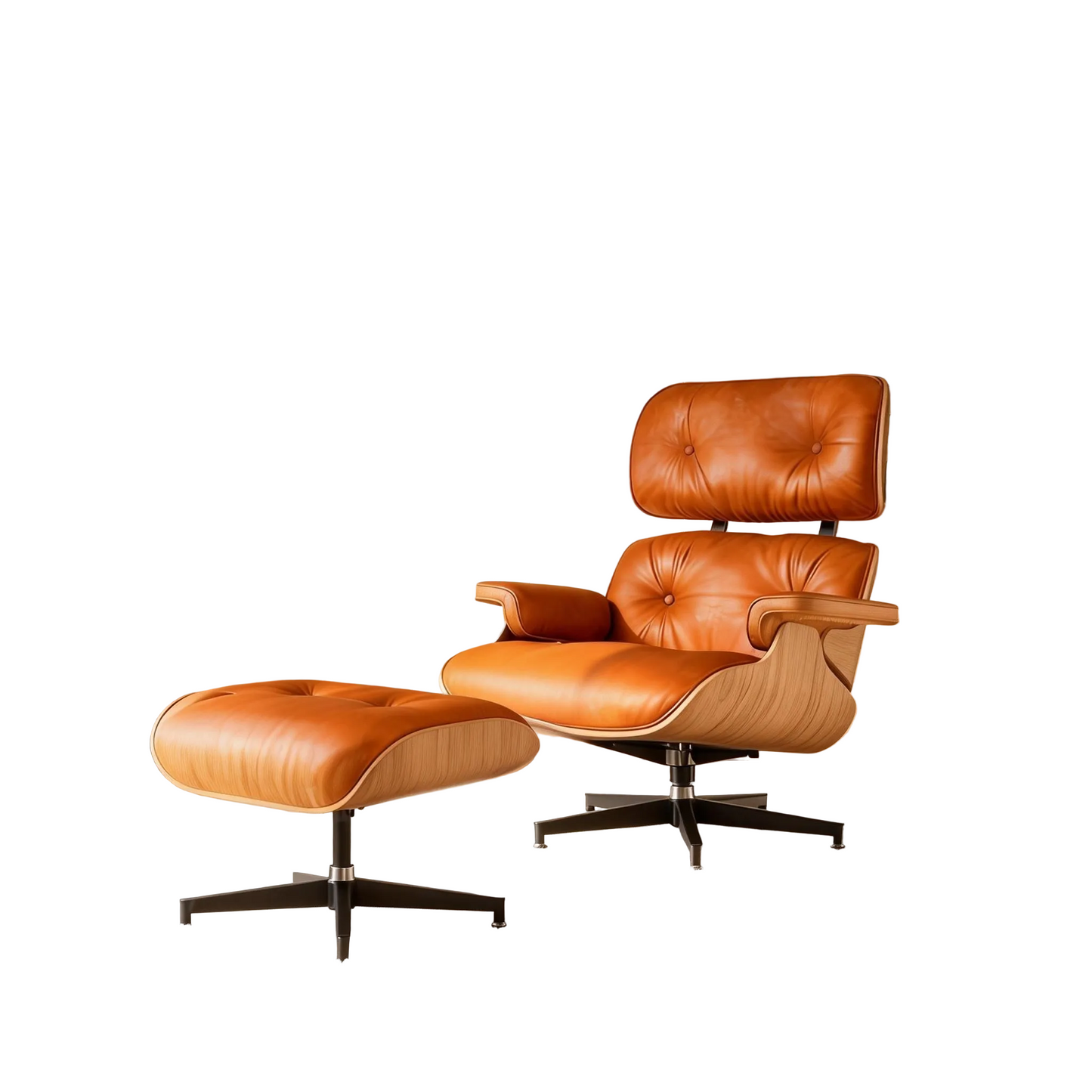 Sillón y otomana: un icono del diseño que combina lujo y comodidad 