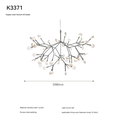 Nordic-Style Firefly Pendant Light-Bring the Gentle Starlight of Summer Nights into Your Living Room