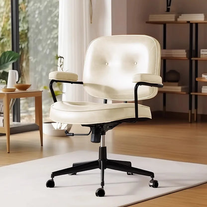 Multi-functional Chair – Luxury Cowhide Swivel Office & Computer Chair