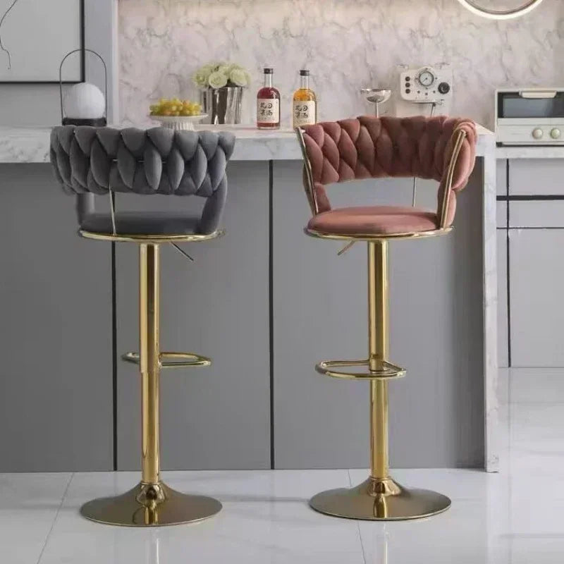 Light Luxury Adjustable Rotating Bar Stool-Redefining Your Home Artistry