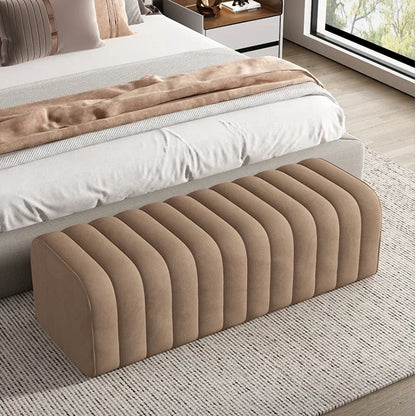 Toast-Shaped Upholstered Bench - Create Your Home's Exclusive Relaxation Space