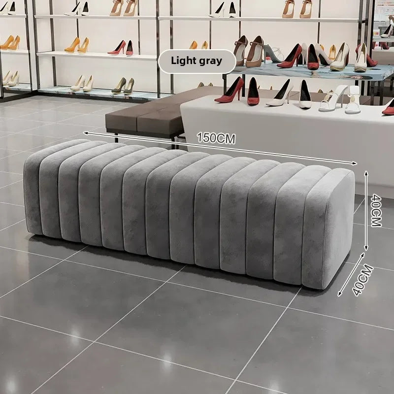 Toast-Shaped Upholstered Bench - Create Your Home's Exclusive Relaxation Space