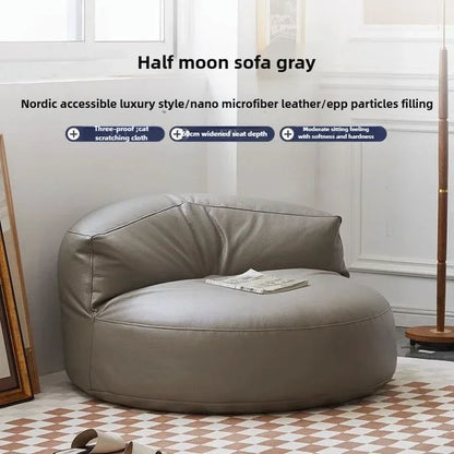 Half-Moon Bean Bag Chair - Your Personal Oasis of Laziness