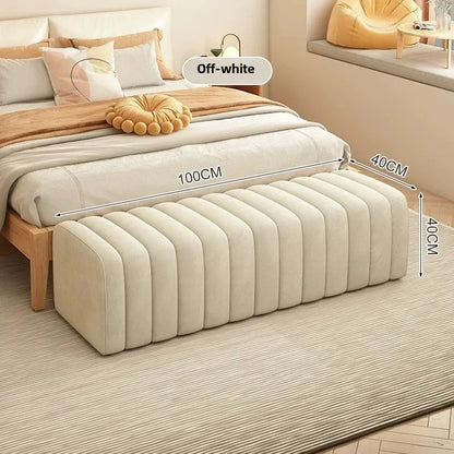 Toast-Shaped Upholstered Bench - Create Your Home's Exclusive Relaxation Space