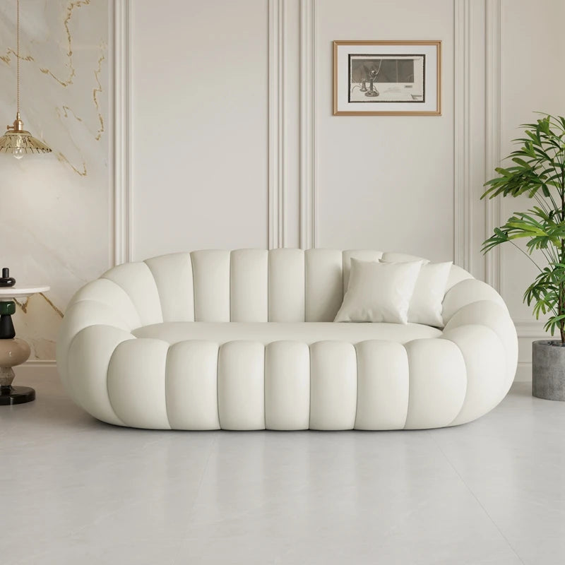 Pumpkin Lazy Armchair-A Cloud Of Plush Comfort