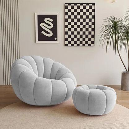 Pumpkin Lazy Armchair-A Cloud Of Plush Comfort