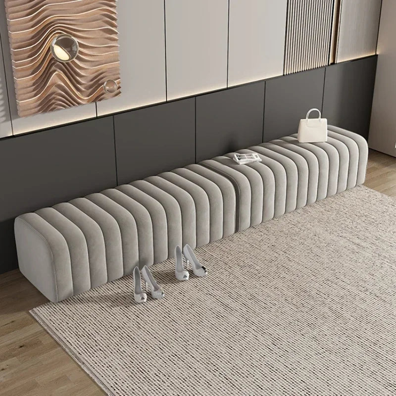 Toast-Shaped Upholstered Bench - Create Your Home's Exclusive Relaxation Space