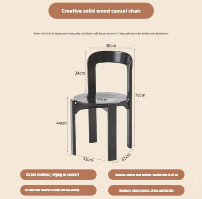 Rey Chairs-A Warm Solid Wood Chair That Gently Blends Into Everyday Living Spaces