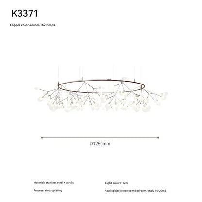 Nordic-Style Firefly Pendant Light-Bring the Gentle Starlight of Summer Nights into Your Living Room