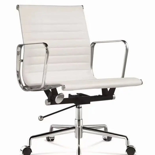 Eames Office Meeting Chair– Ergonomic Cushion Metal Armrest Alloy Base