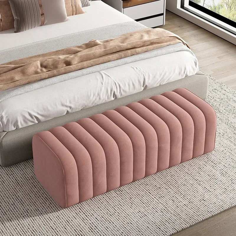 Toast-Shaped Upholstered Bench - Create Your Home's Exclusive Relaxation Space