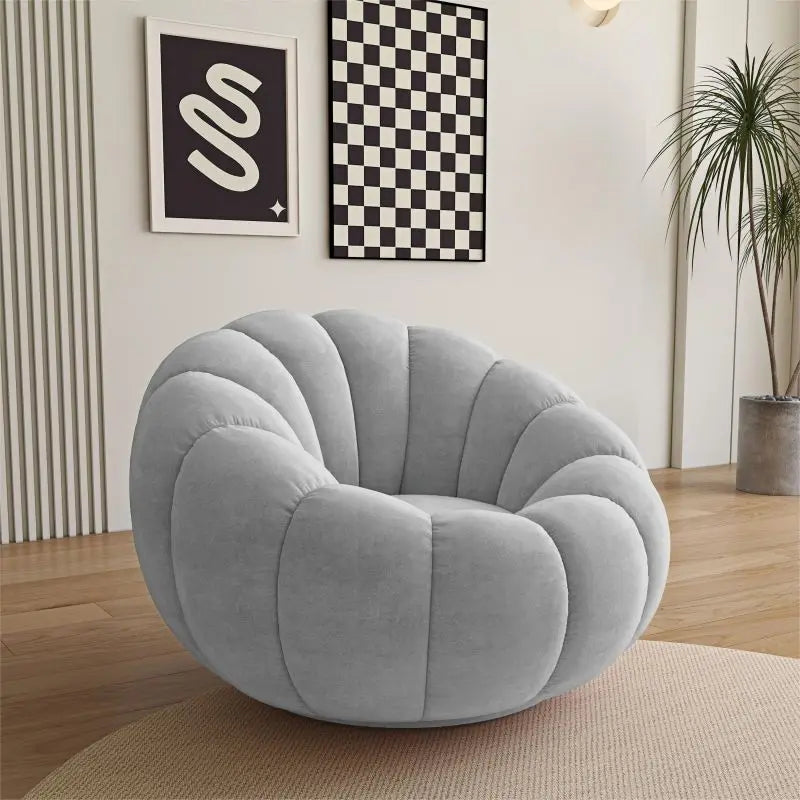Pumpkin Lazy Armchair-A Cloud Of Plush Comfort
