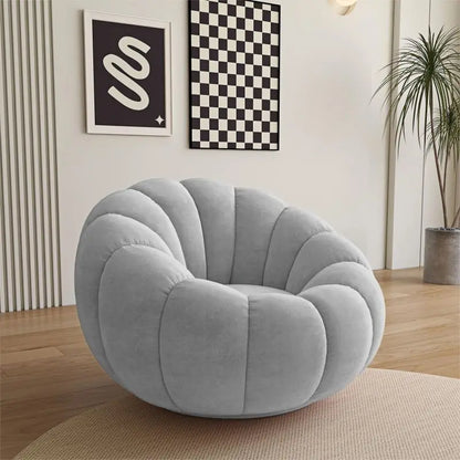 Pumpkin Lazy Armchair-A Cloud Of Plush Comfort