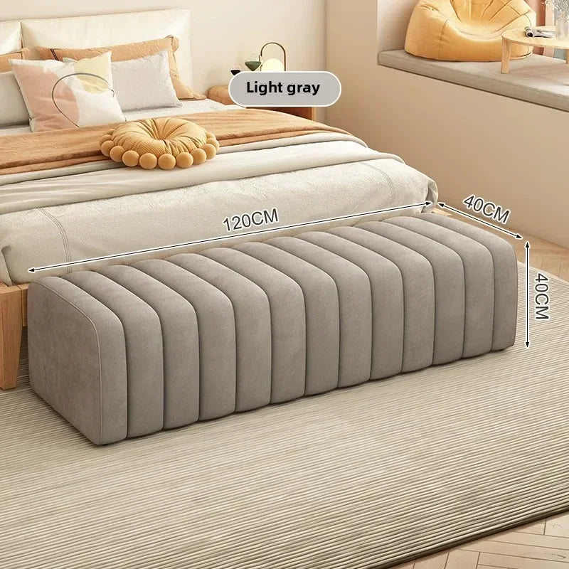 Toast-Shaped Upholstered Bench - Create Your Home's Exclusive Relaxation Space