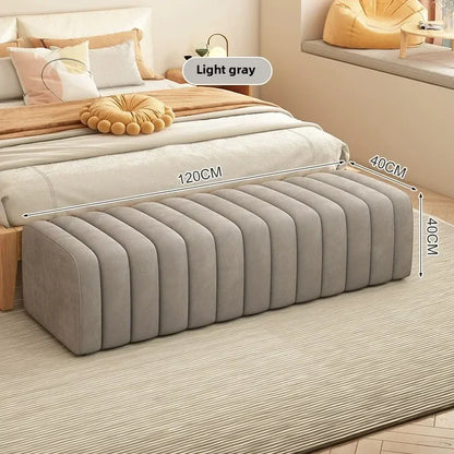 Toast-Shaped Upholstered Bench - Create Your Home's Exclusive Relaxation Space