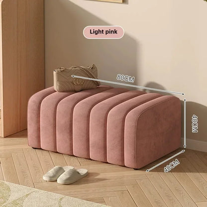 Toast-Shaped Upholstered Bench - Create Your Home's Exclusive Relaxation Space