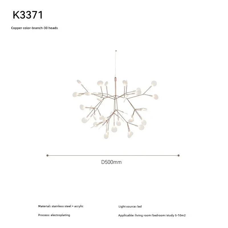 Nordic-Style Firefly Pendant Light-Bring the Gentle Starlight of Summer Nights into Your Living Room