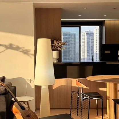 Wabi-Sabi Art Fabric Lampshade-Zen-inspired Home Decor Artwork