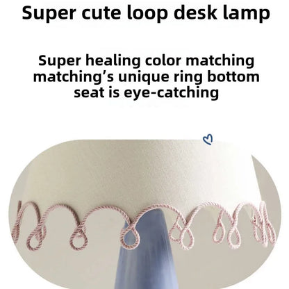 Loop Creamy Color-Block Table Lamp-A Lamp as Sweet And Gentle As Cream