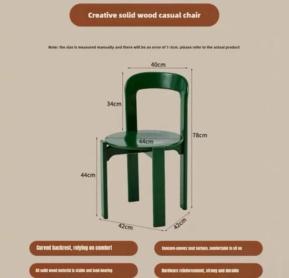 Rey Chairs-A Warm Solid Wood Chair That Gently Blends Into Everyday Living Spaces