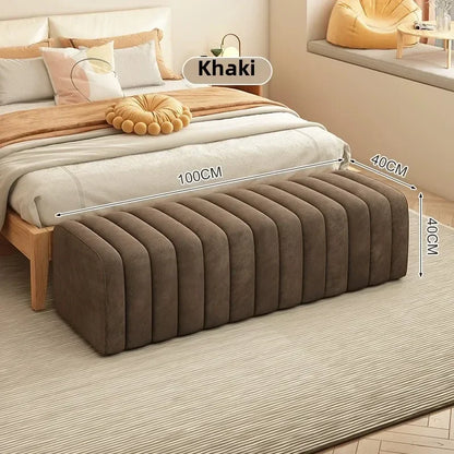 Toast-Shaped Upholstered Bench - Create Your Home's Exclusive Relaxation Space
