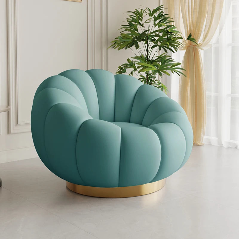 Pumpkin Lazy Armchair-A Cloud Of Plush Comfort