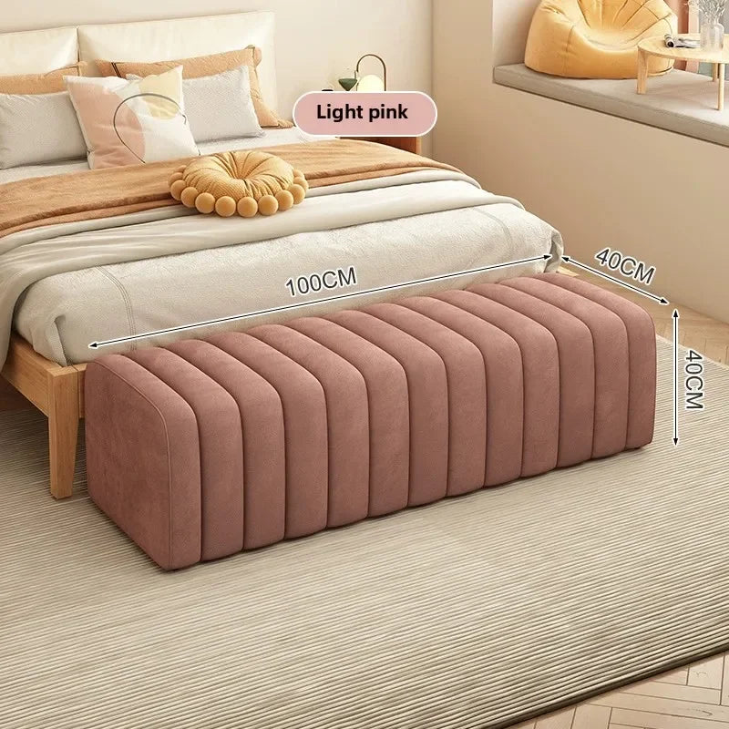 Toast-Shaped Upholstered Bench - Create Your Home's Exclusive Relaxation Space