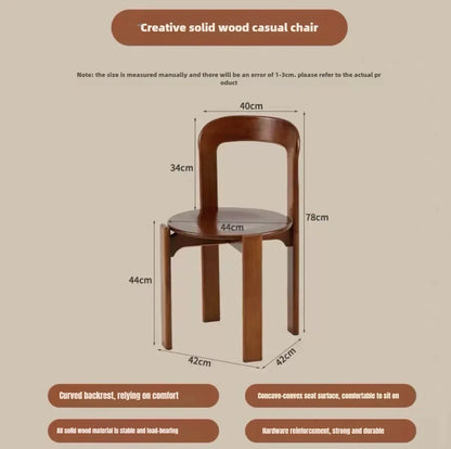Rey Chairs-A Warm Solid Wood Chair That Gently Blends Into Everyday Living Spaces