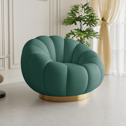 Pumpkin Lazy Armchair-A Cloud Of Plush Comfort
