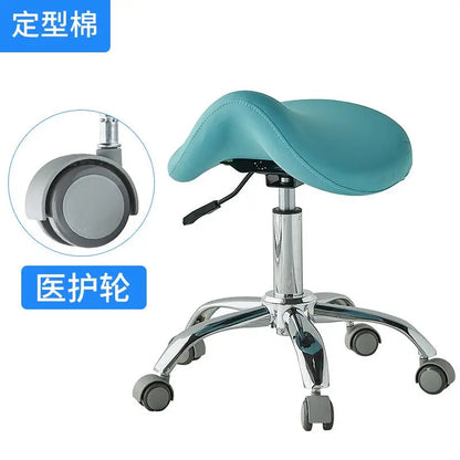 Silla elevadora para técnico de belleza, silla para dentista, silla para salón de uñas, taburete giratorio silencioso para computadora para peluquería y tatuajes.