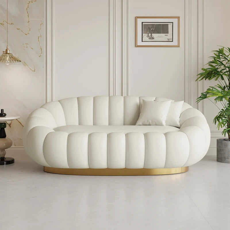 Pumpkin Lazy Armchair-A Cloud Of Plush Comfort
