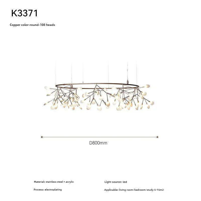 Nordic-Style Firefly Pendant Light-Bring the Gentle Starlight of Summer Nights into Your Living Room