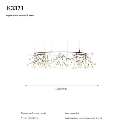 Nordic-Style Firefly Pendant Light-Bring the Gentle Starlight of Summer Nights into Your Living Room