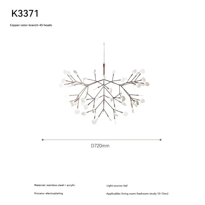 Nordic-Style Firefly Pendant Light-Bring the Gentle Starlight of Summer Nights into Your Living Room