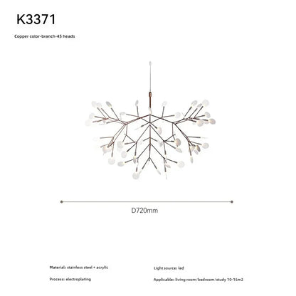 Nordic-Style Firefly Pendant Light-Bring the Gentle Starlight of Summer Nights into Your Living Room