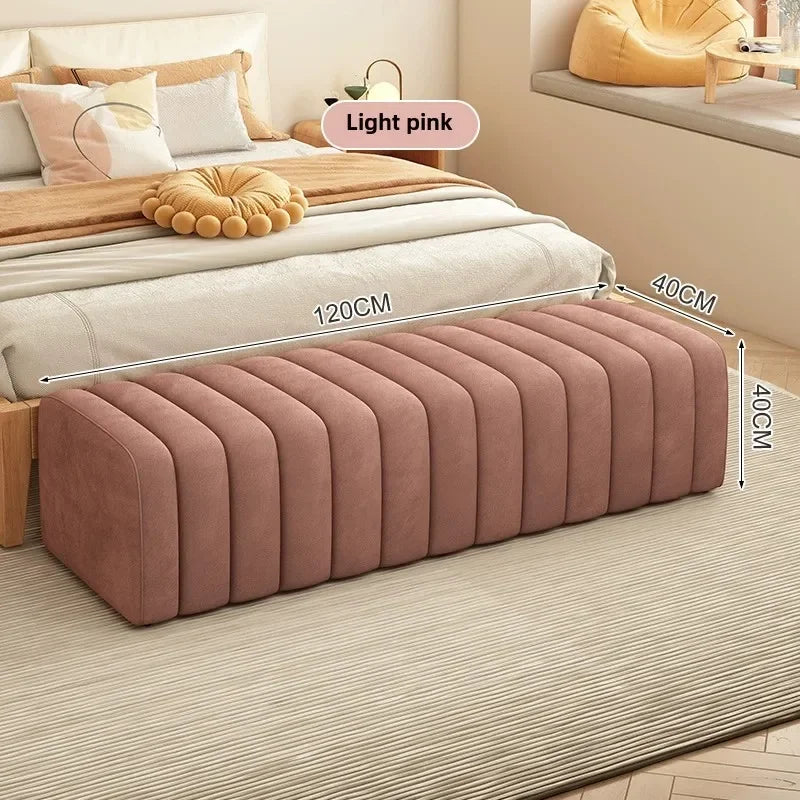 Toast-Shaped Upholstered Bench - Create Your Home's Exclusive Relaxation Space