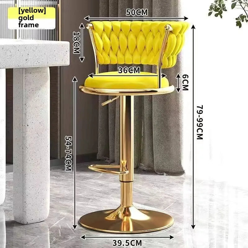 Light Luxury Adjustable Rotating Bar Stool-Redefining Your Home Artistry