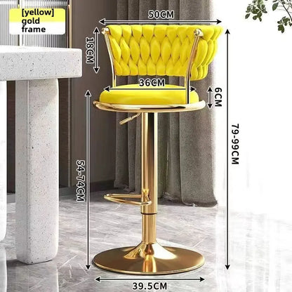 Light Luxury Adjustable Rotating Bar Stool-Redefining Your Home Artistry