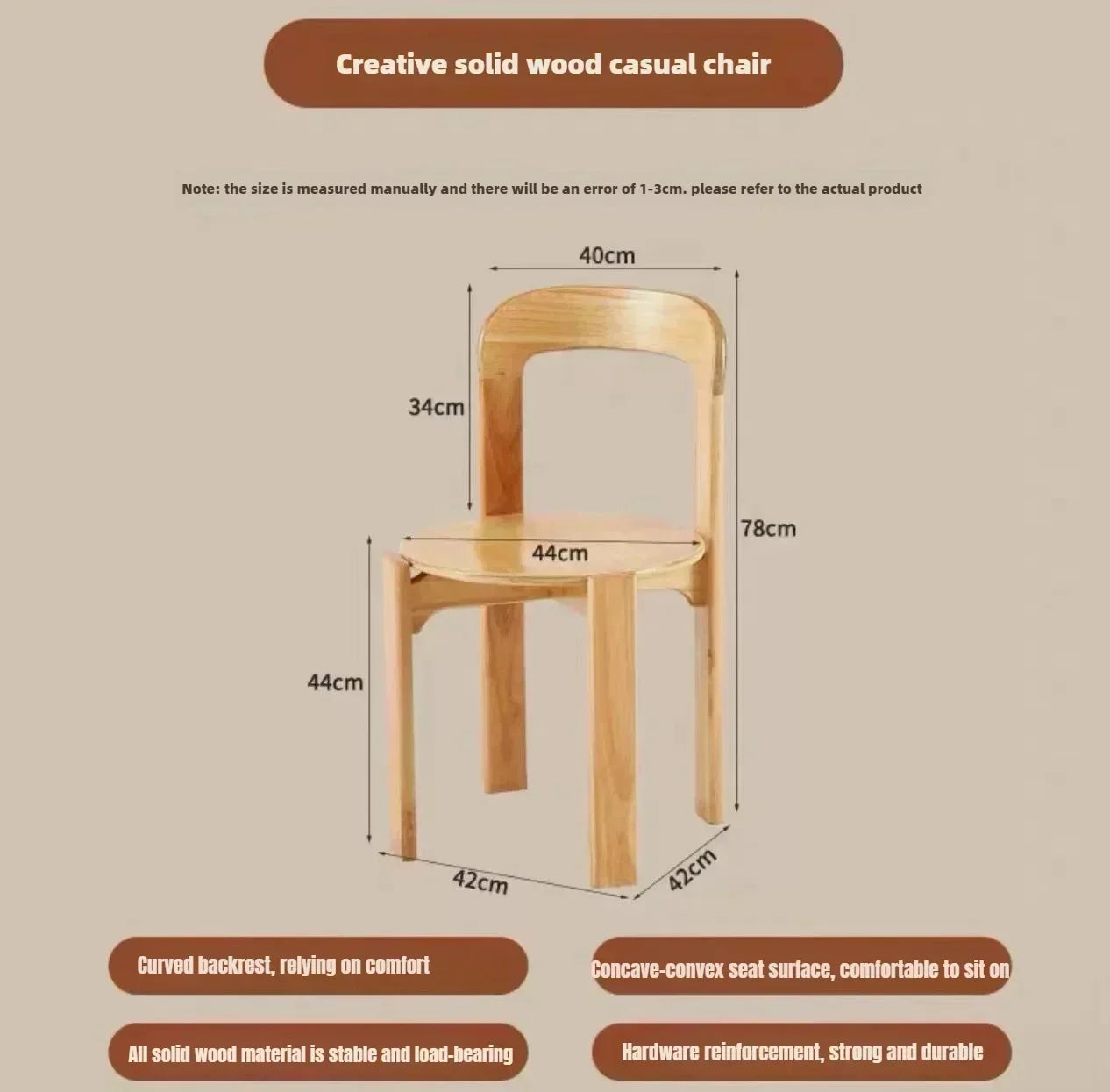 Rey Chairs-A Warm Solid Wood Chair That Gently Blends Into Everyday Living Spaces
