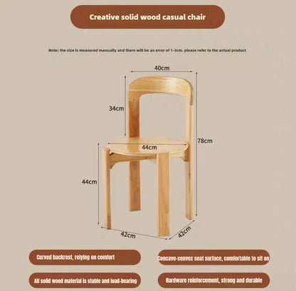 Rey Chairs-A Warm Solid Wood Chair That Gently Blends Into Everyday Living Spaces