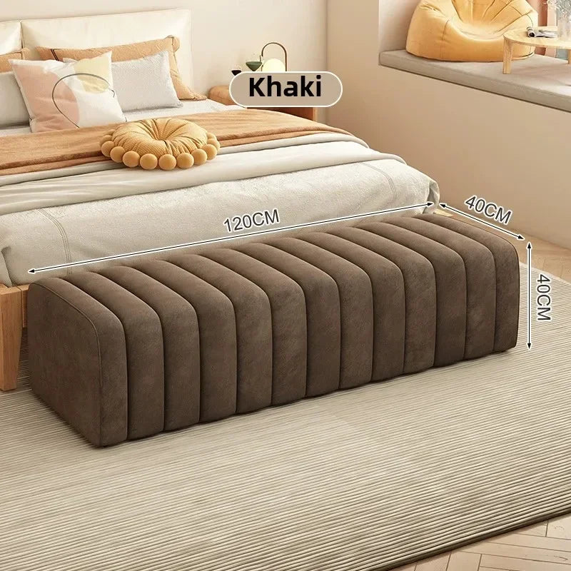 Toast-Shaped Upholstered Bench - Create Your Home's Exclusive Relaxation Space