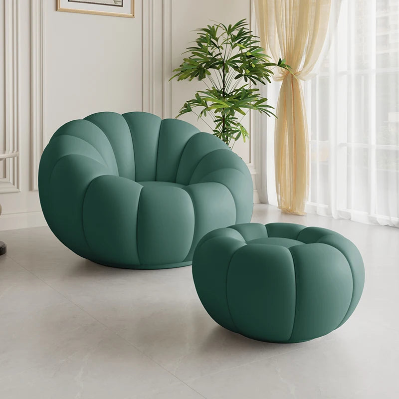Pumpkin Lazy Armchair-A Cloud Of Plush Comfort